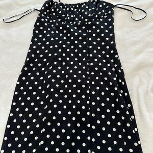 Black and White Polka Dot Dress